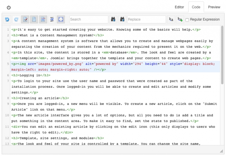 jce joomla 3.2